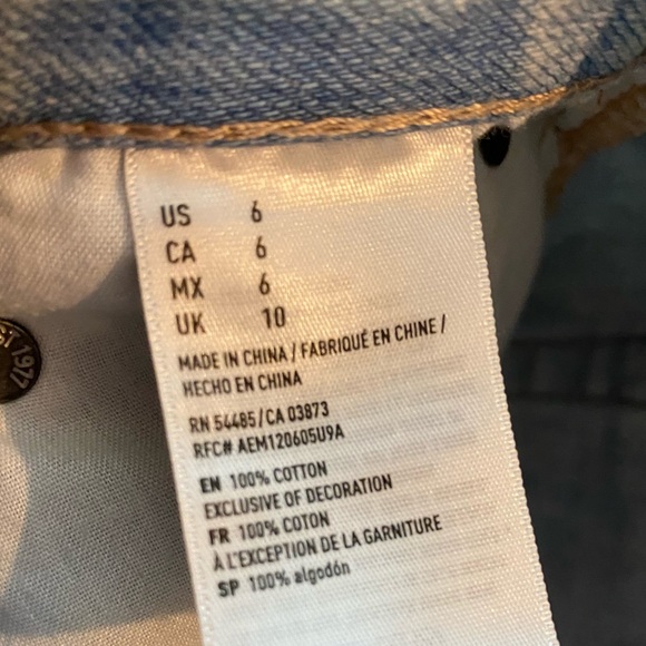 American eagle high waist shorts Sz 6 - Picture 3 of 12